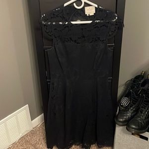 Kate Spade Black Lace Dress with open back